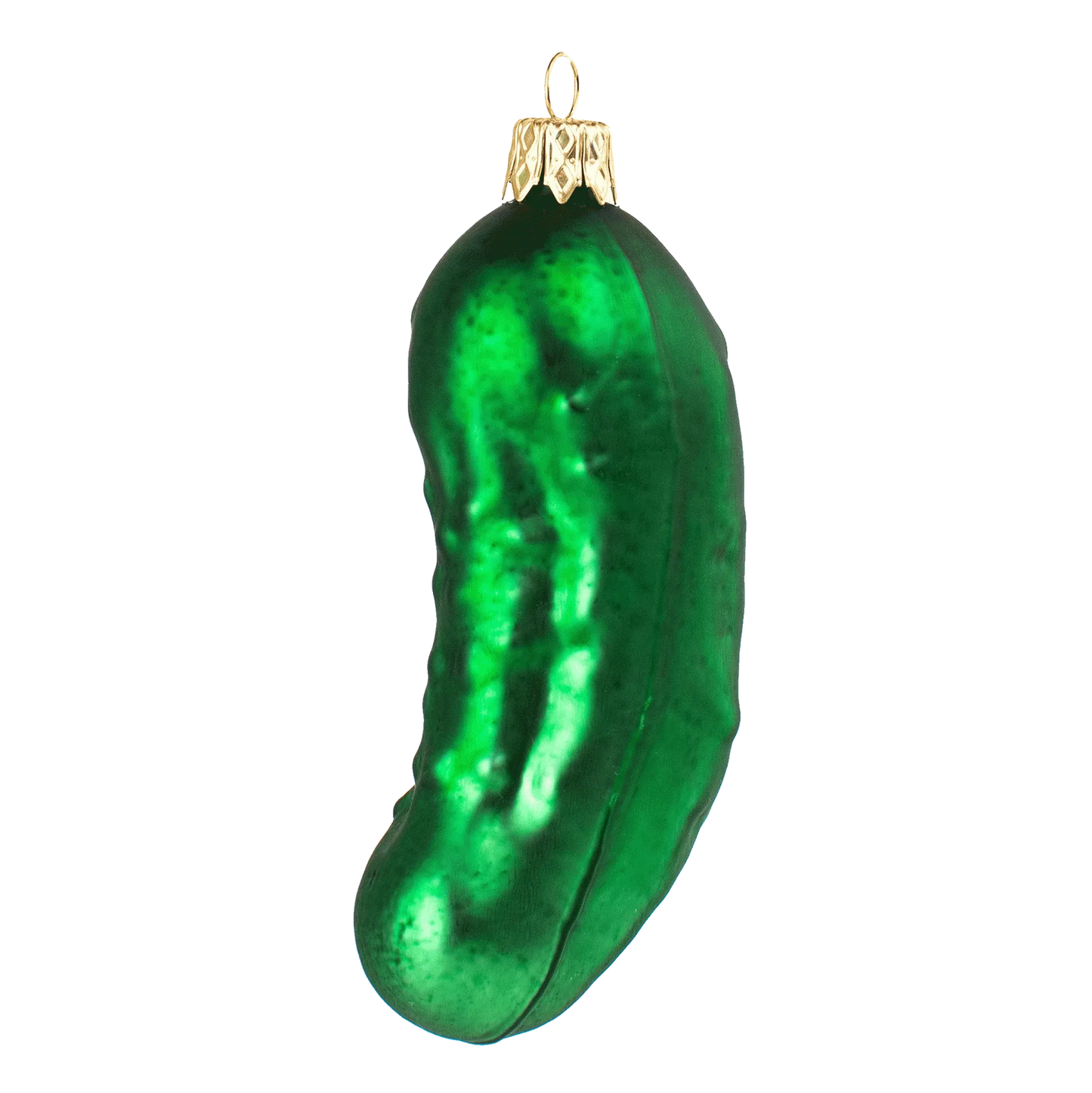 Рождественская безделушка из маринованных огурцов