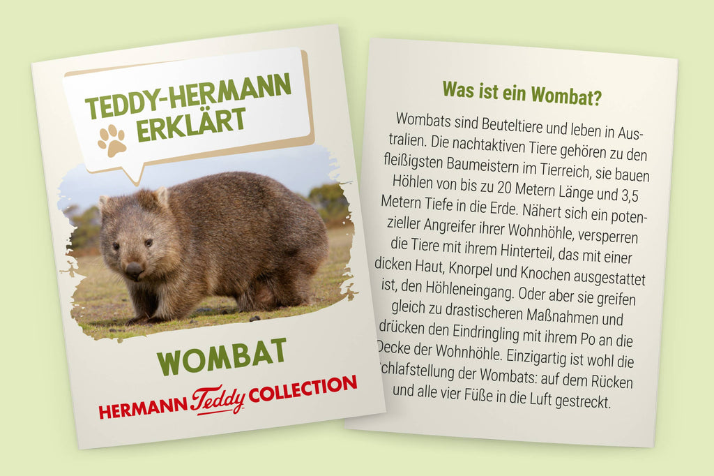 Peluche Wombat - Teddy Hermann