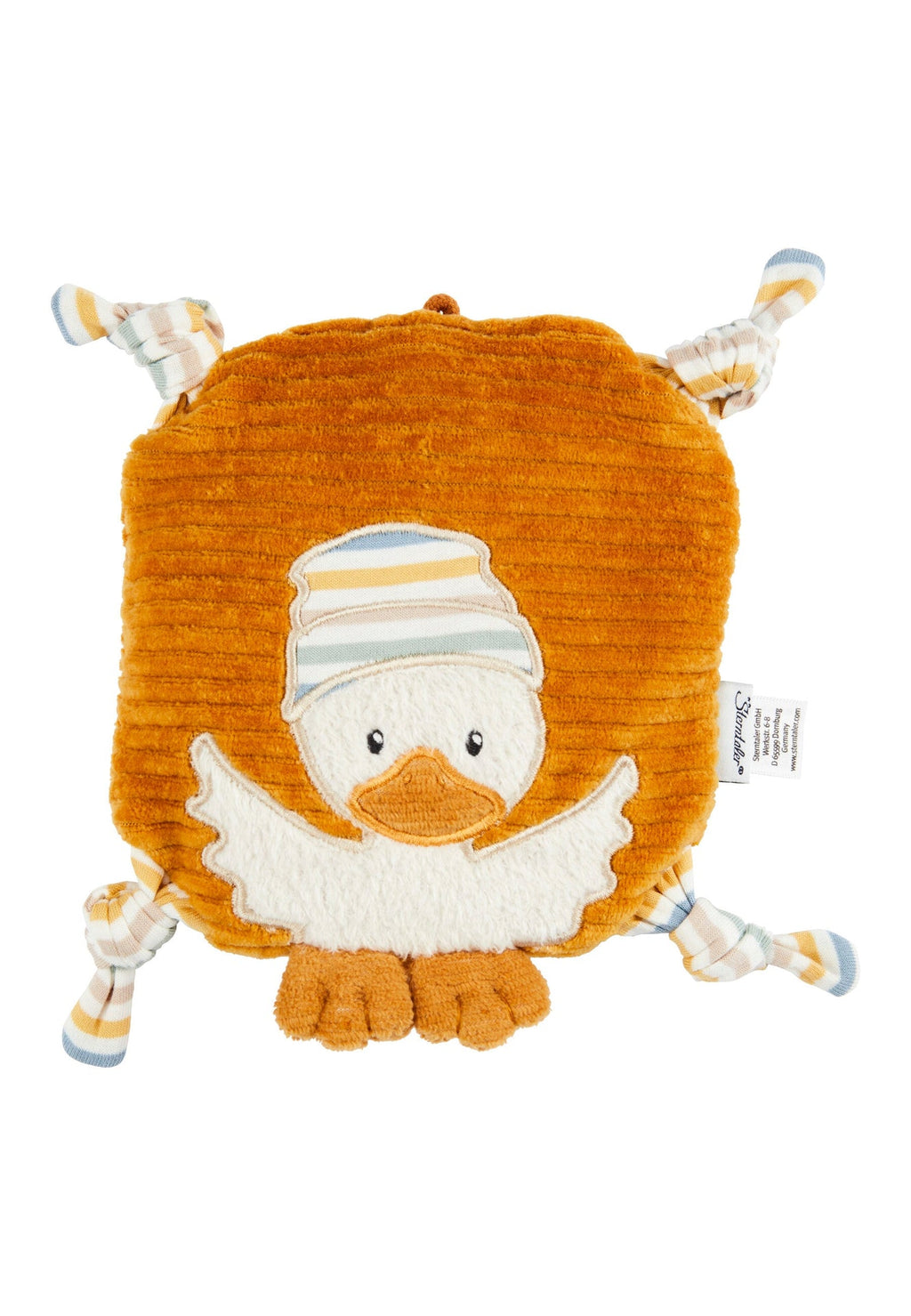 Peluche chauffante Canard Edda - 22 cm