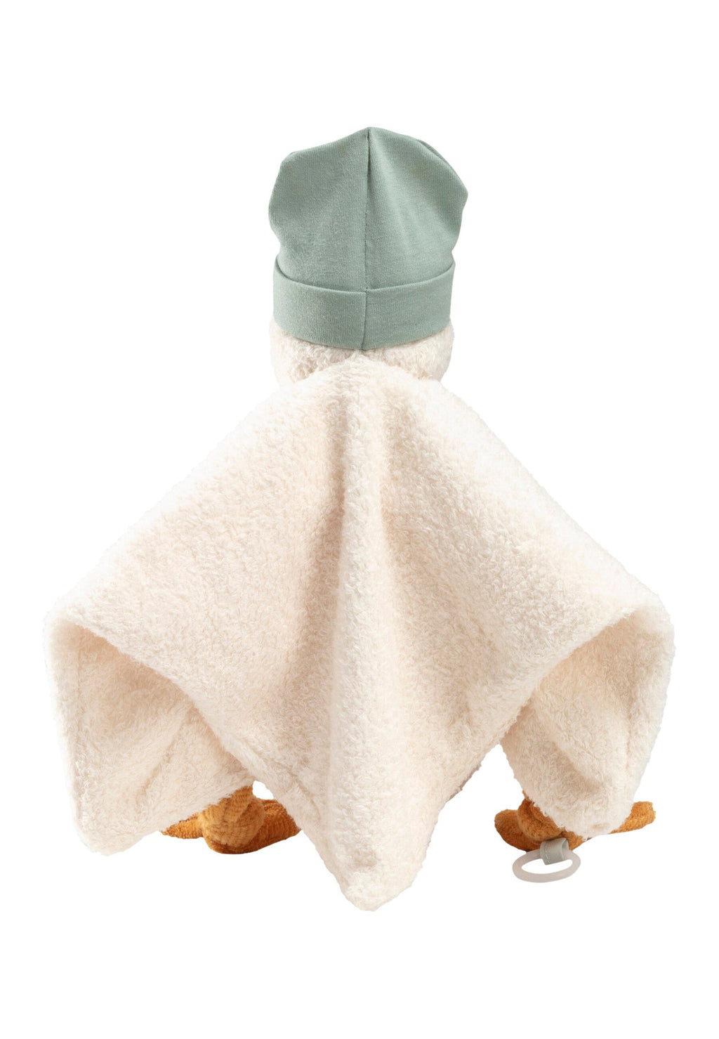 Doudou Canard Edda M avec attache-sucette – vue 3