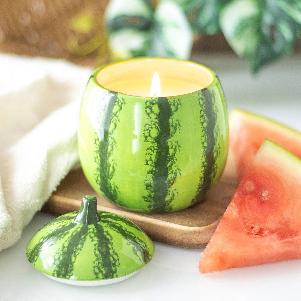 Wassermelonenkerze
