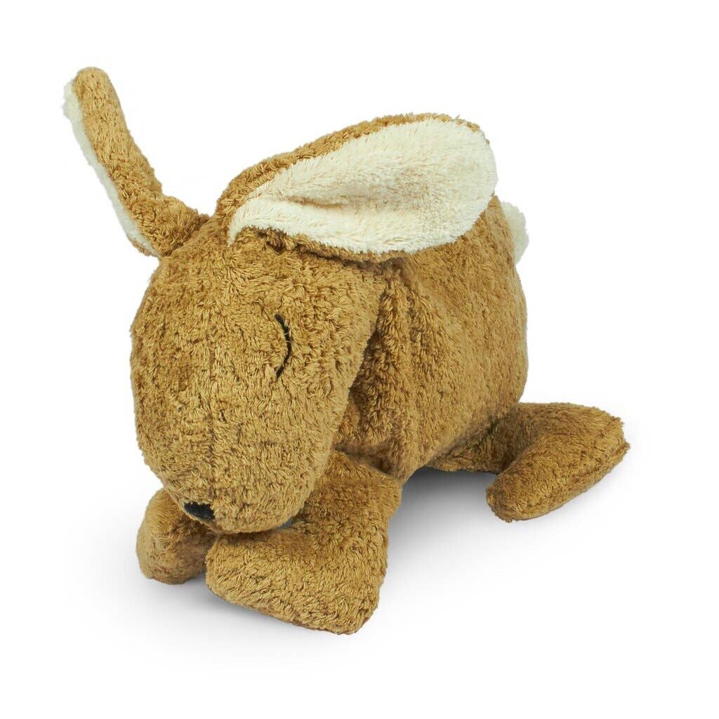 Petite bouillotte en forme de lapin beige