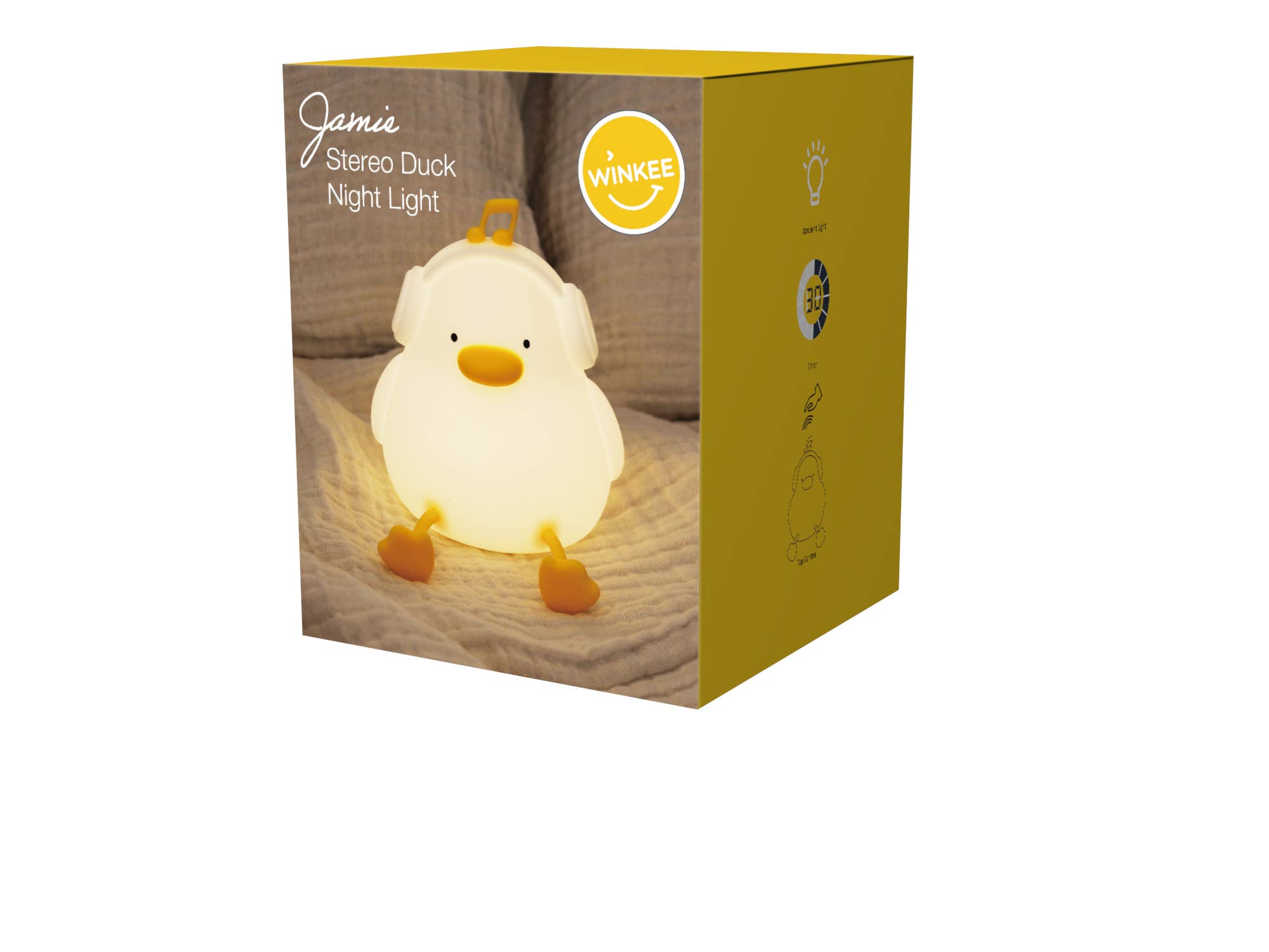 Veilleuse en silicone Canard Jamie