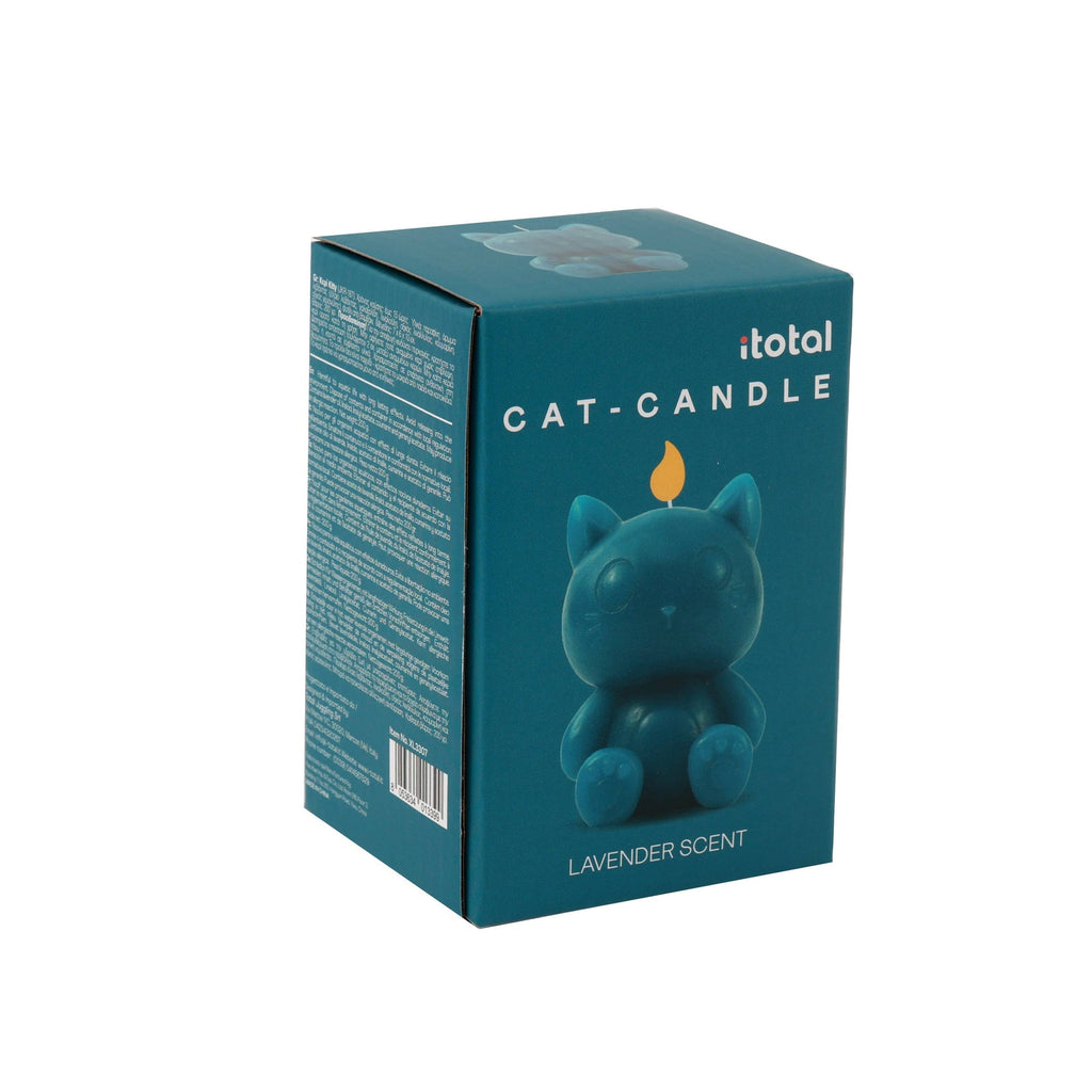Bougie Chat Bleu Pétrole