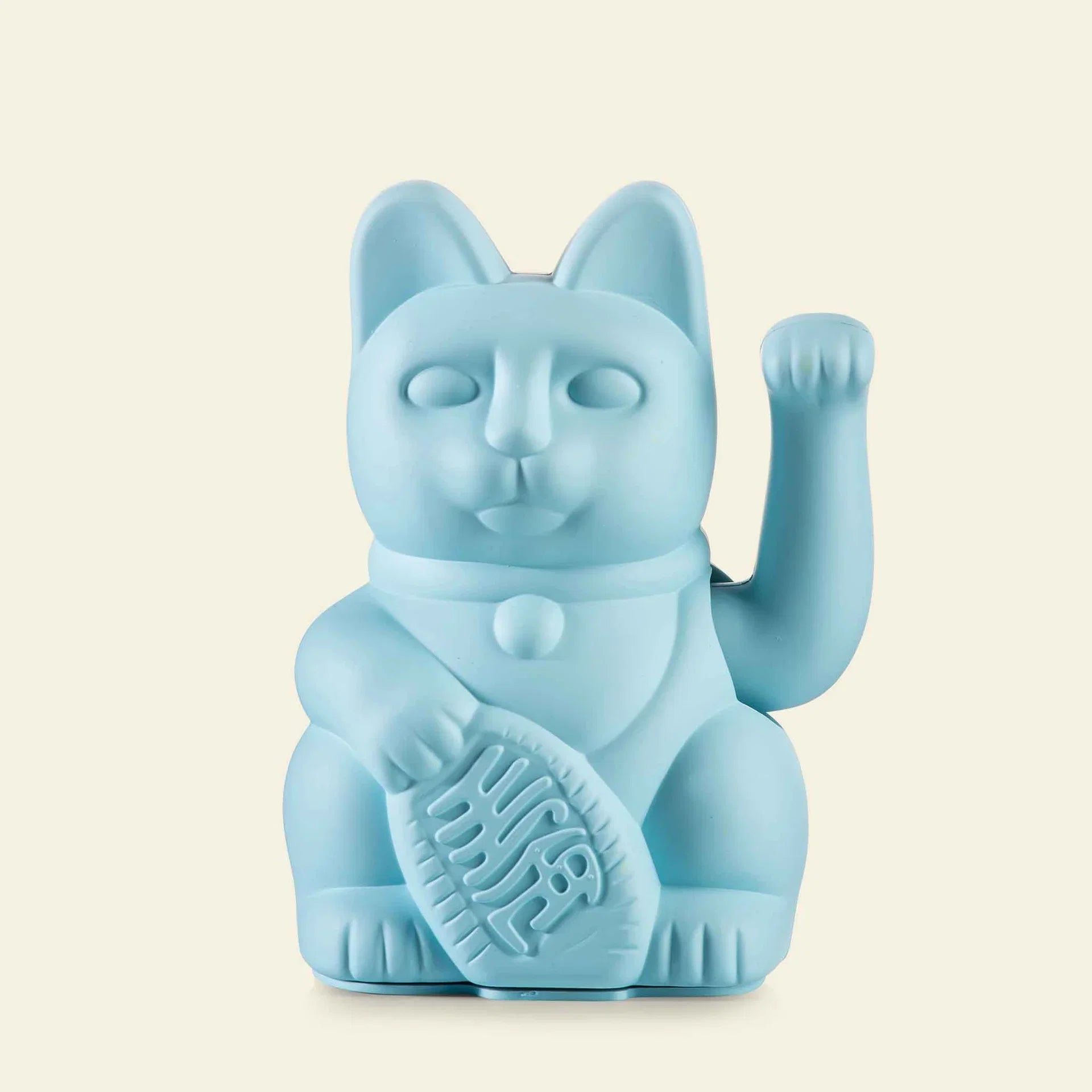 Chat Chanceux Bleu Clair