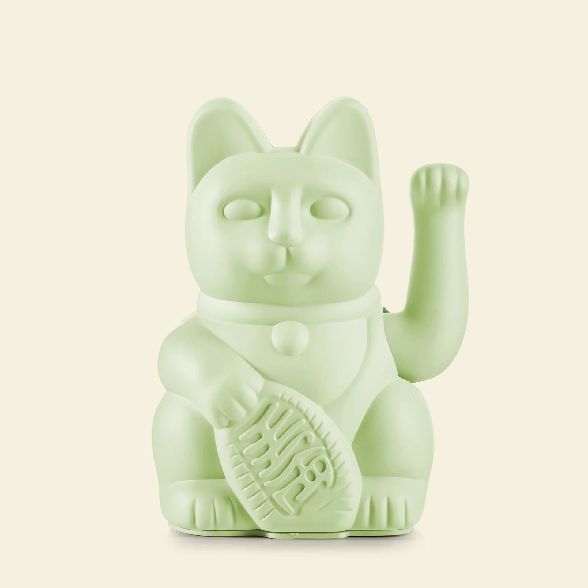 Chat Chanceux Vert Clair