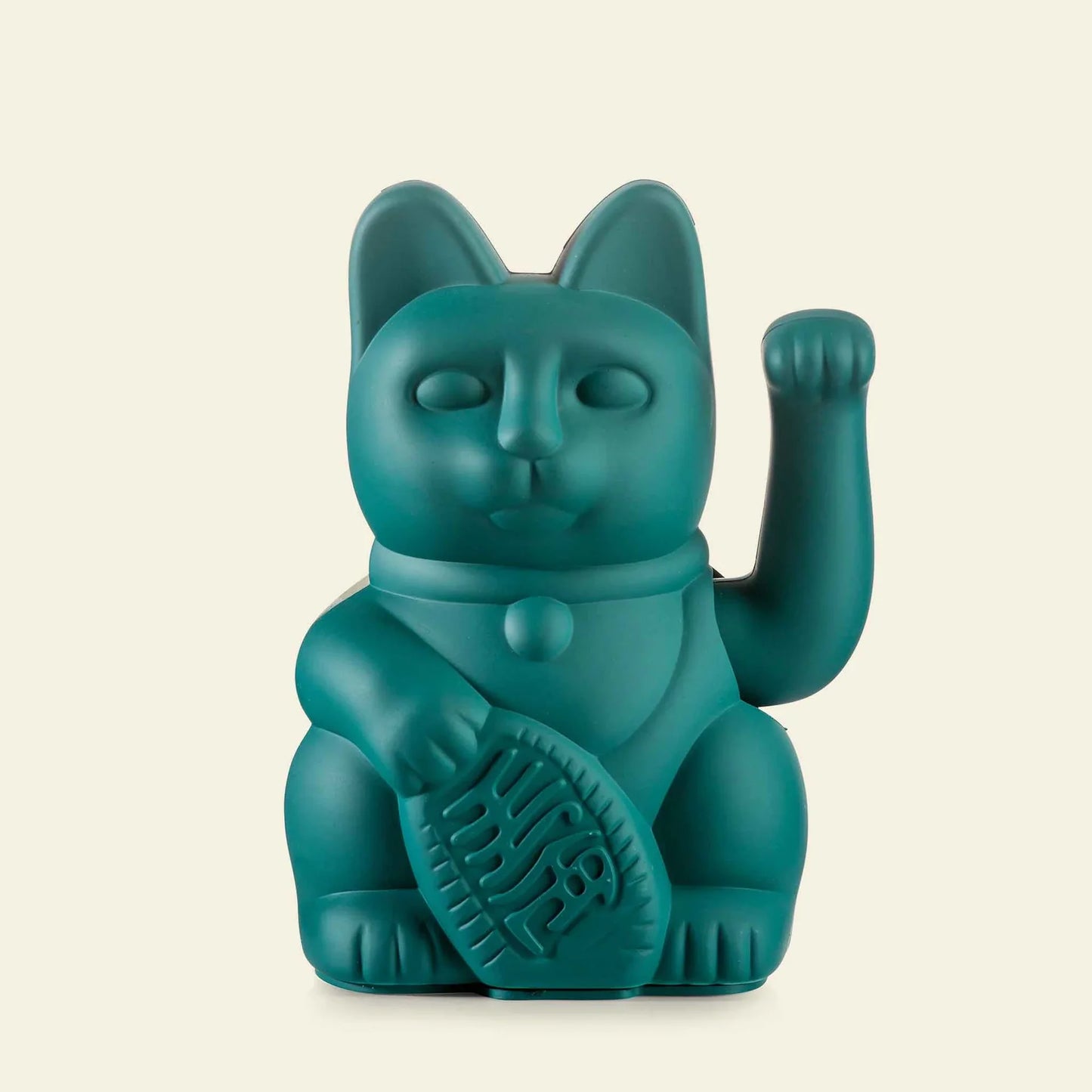 Gato de la suerte verde