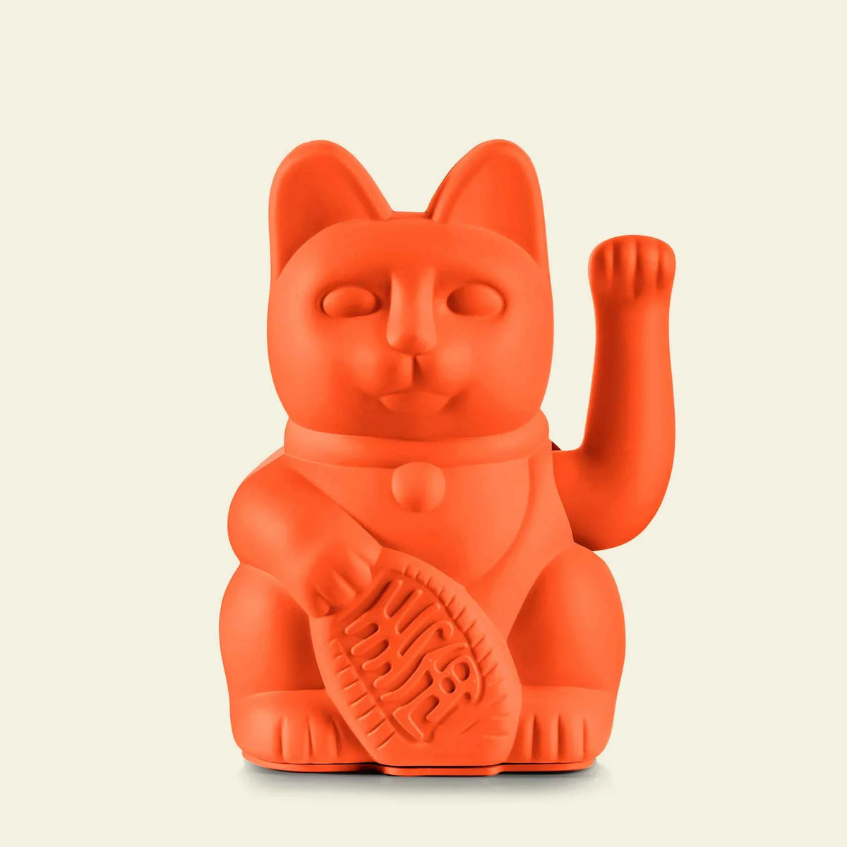 Neon orange Lucky Cat