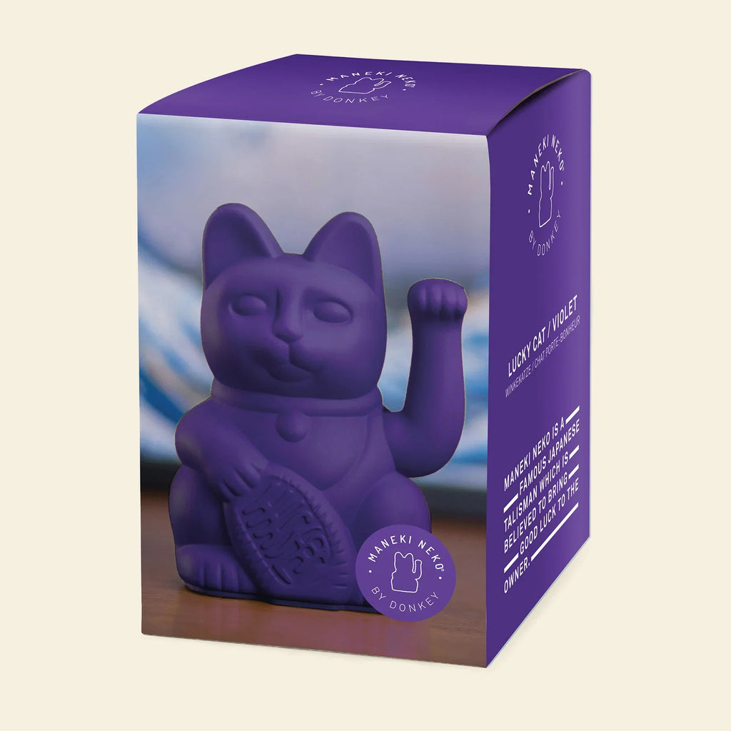 Chat Chanceux Violet