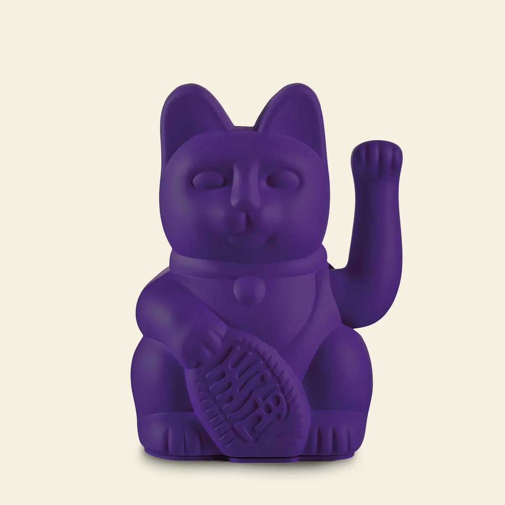 Chat Chanceux Violet