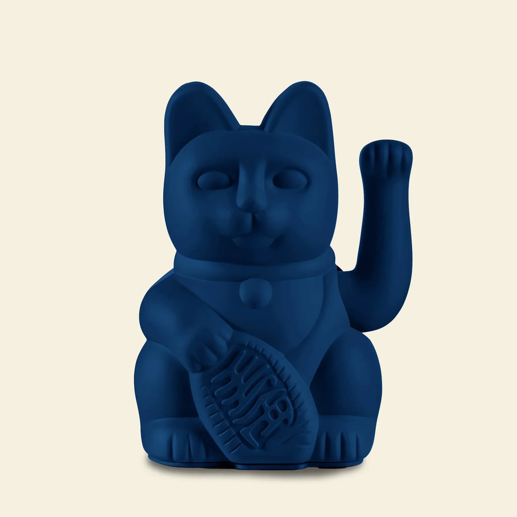 Chat Chanceux Bleu Foncé
