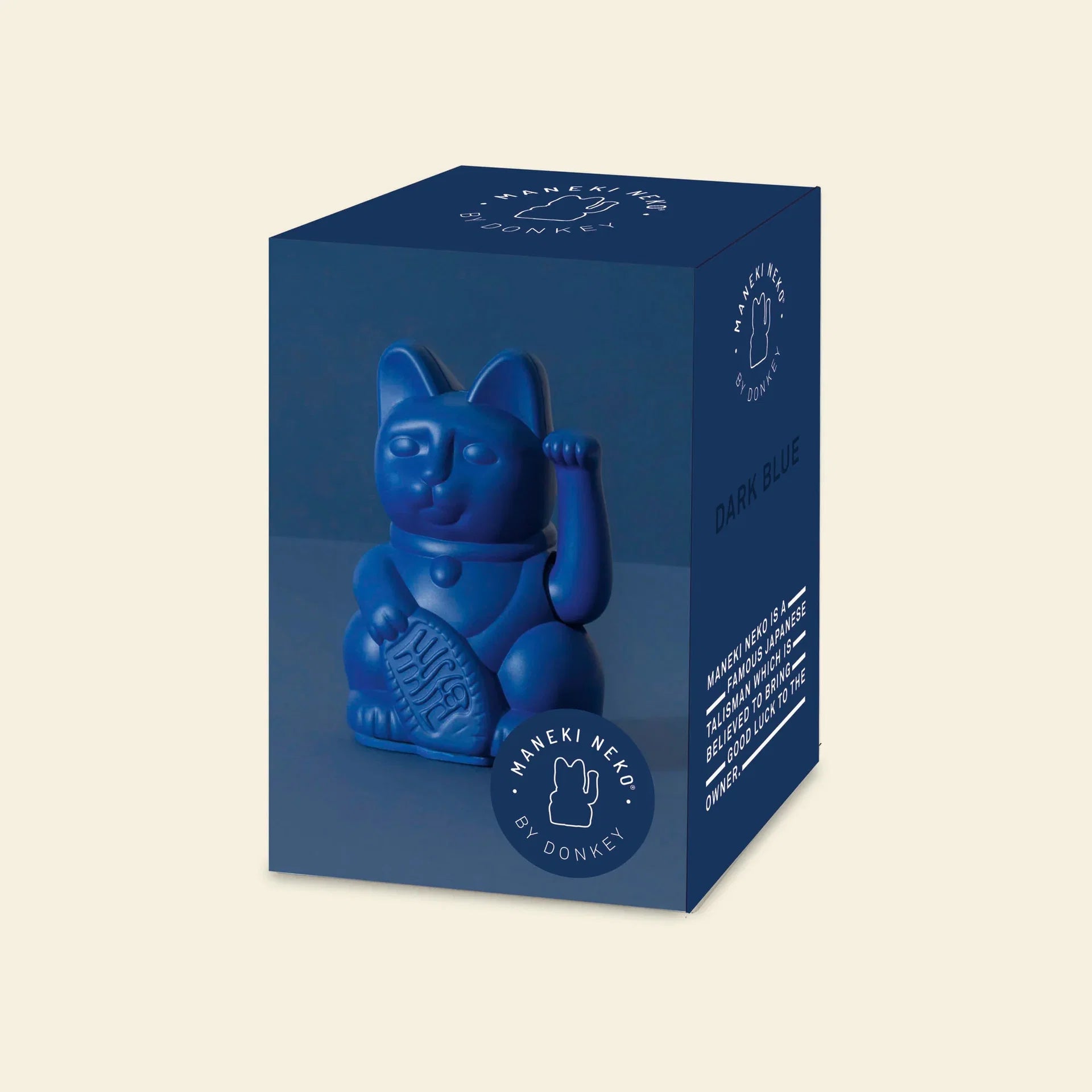 Mini Chat Chanceux Bleu Foncé