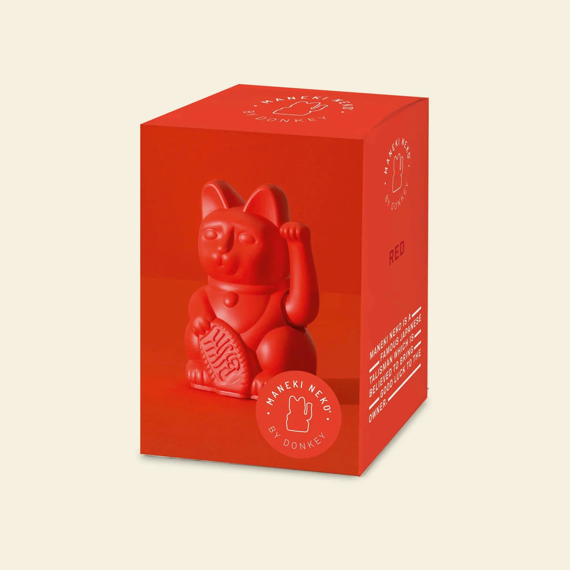 Mini Rød Lucky Cat