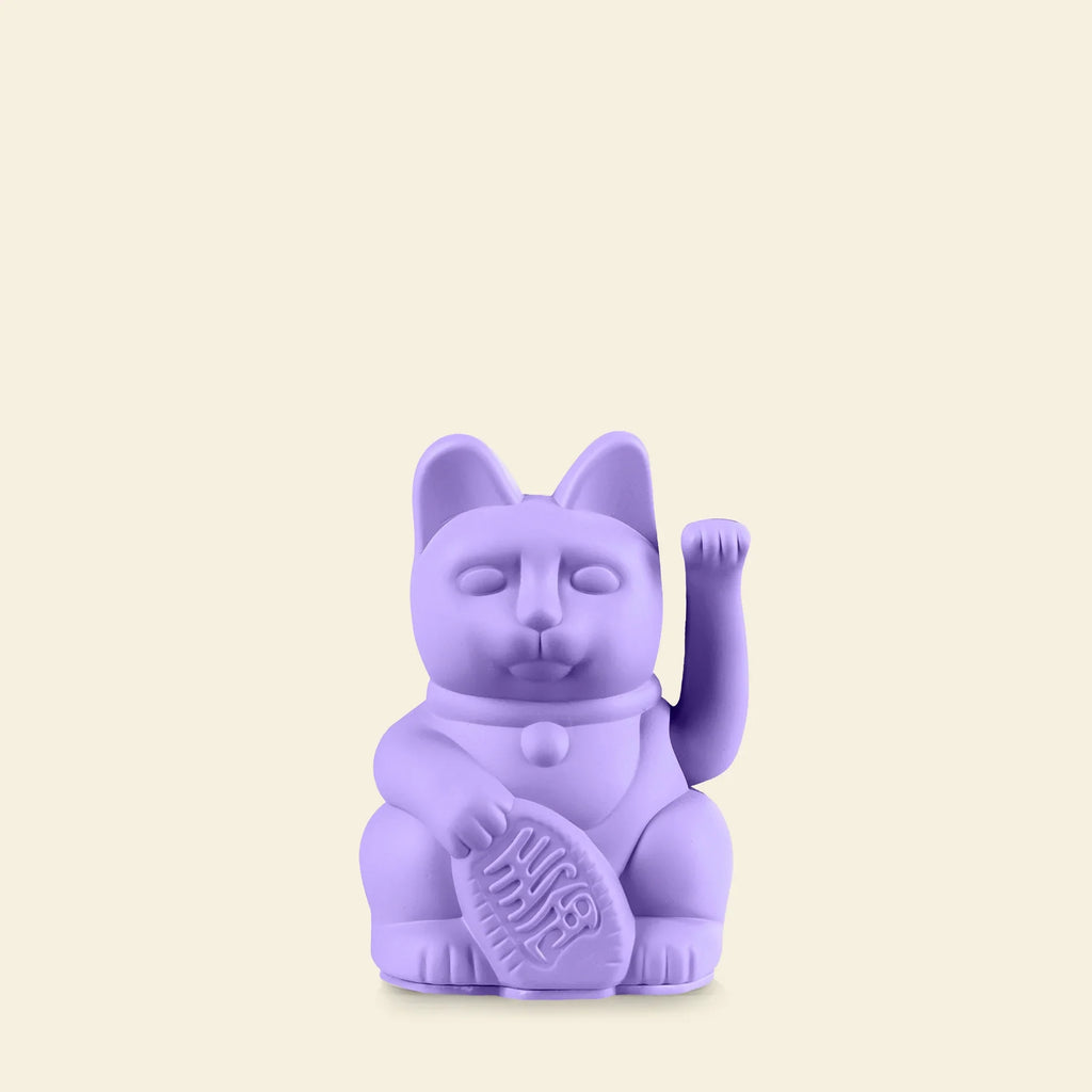 Vue complémentaire : Mini Chat Chanceux Lilas – Donkey Products
