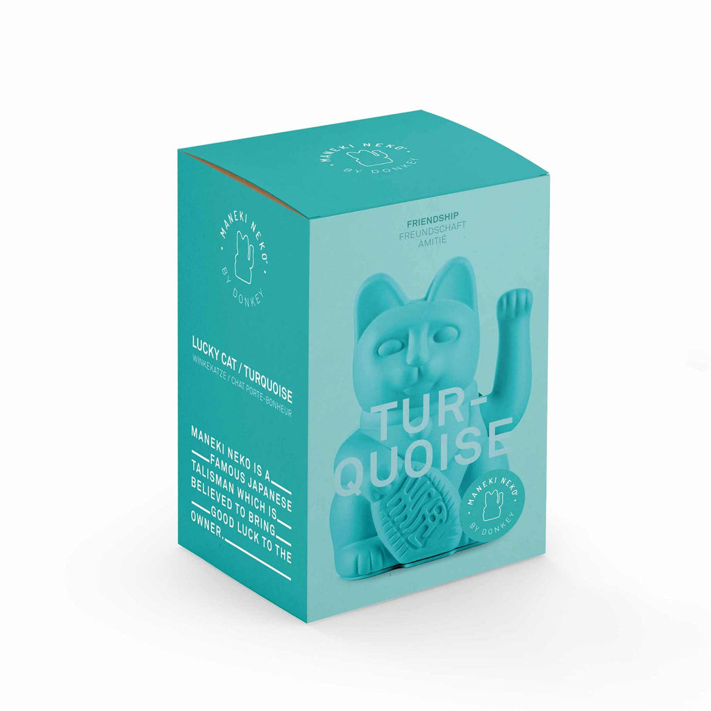 Chat Chanceux Turquoise