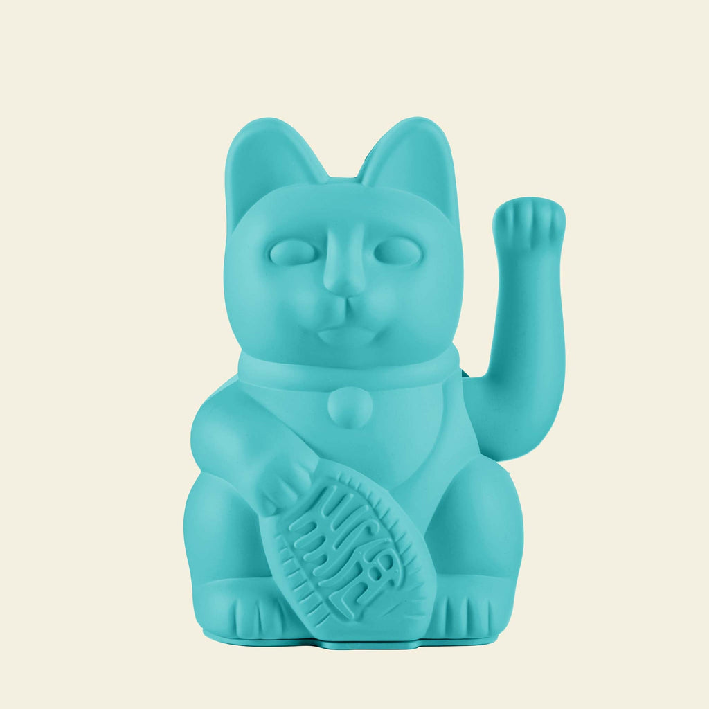 Chat Chanceux Turquoise