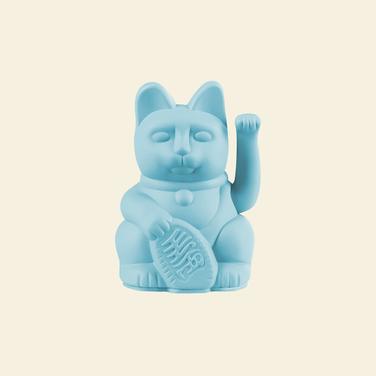Mini Chat Chanceux Bleu Clair "Emi"