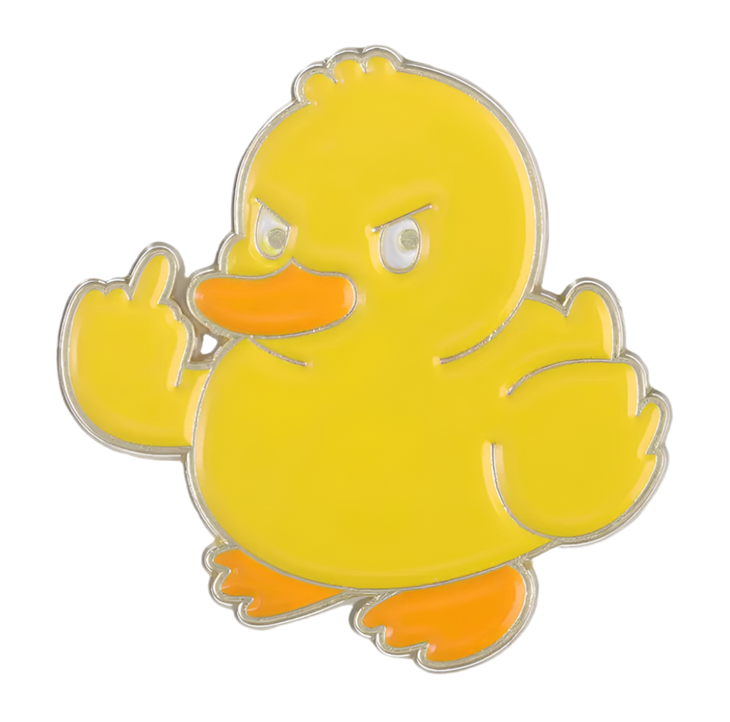Duck Off Gule Duck Pins
