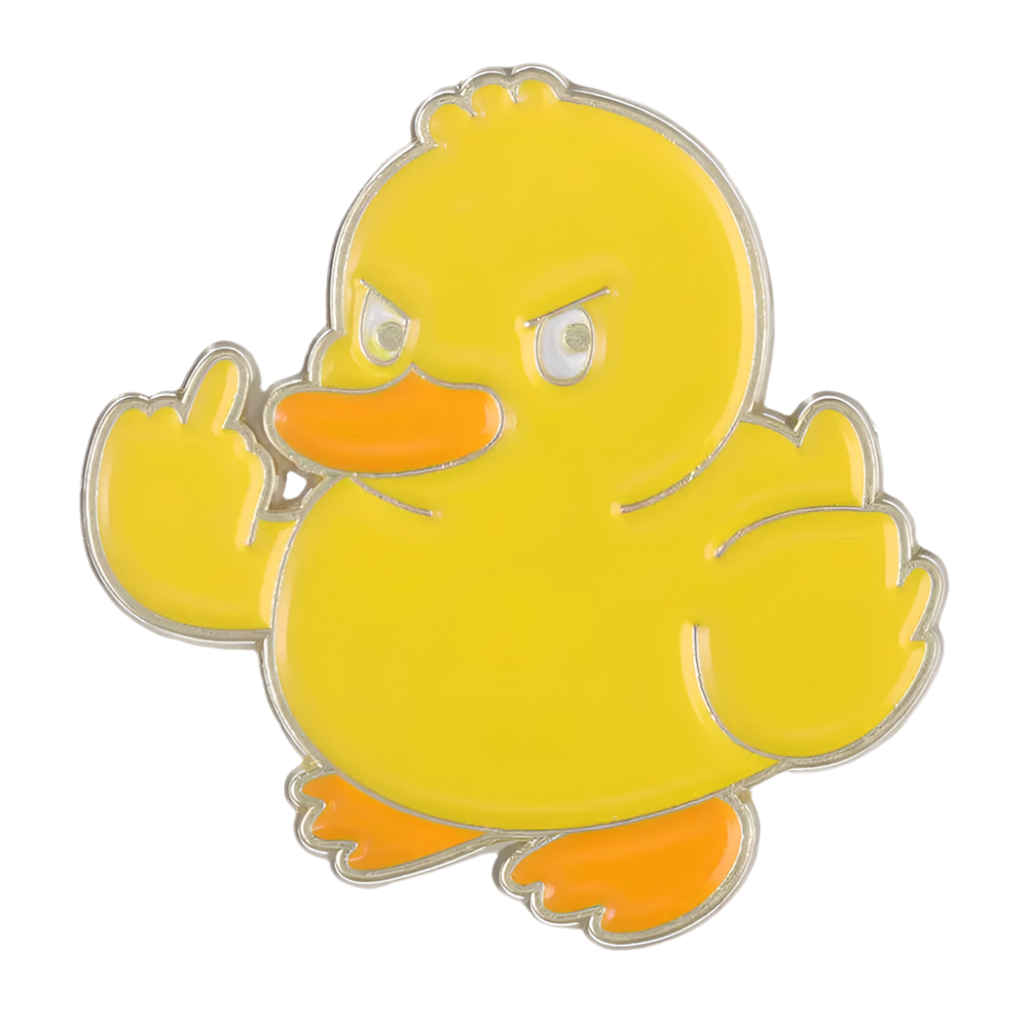 Duck Off Gule Duck Pins