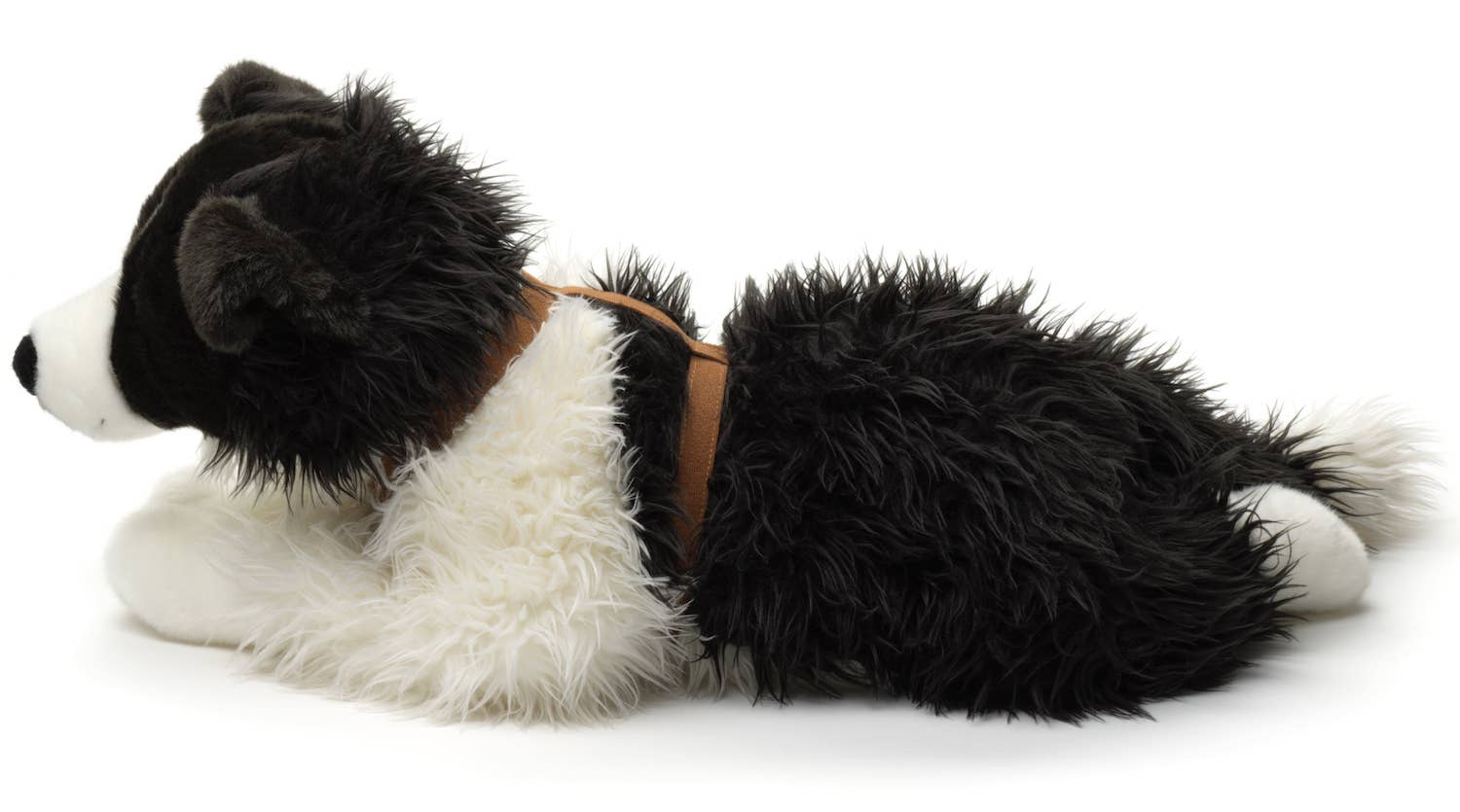 Peluche Border Collier Couché Uni Toys