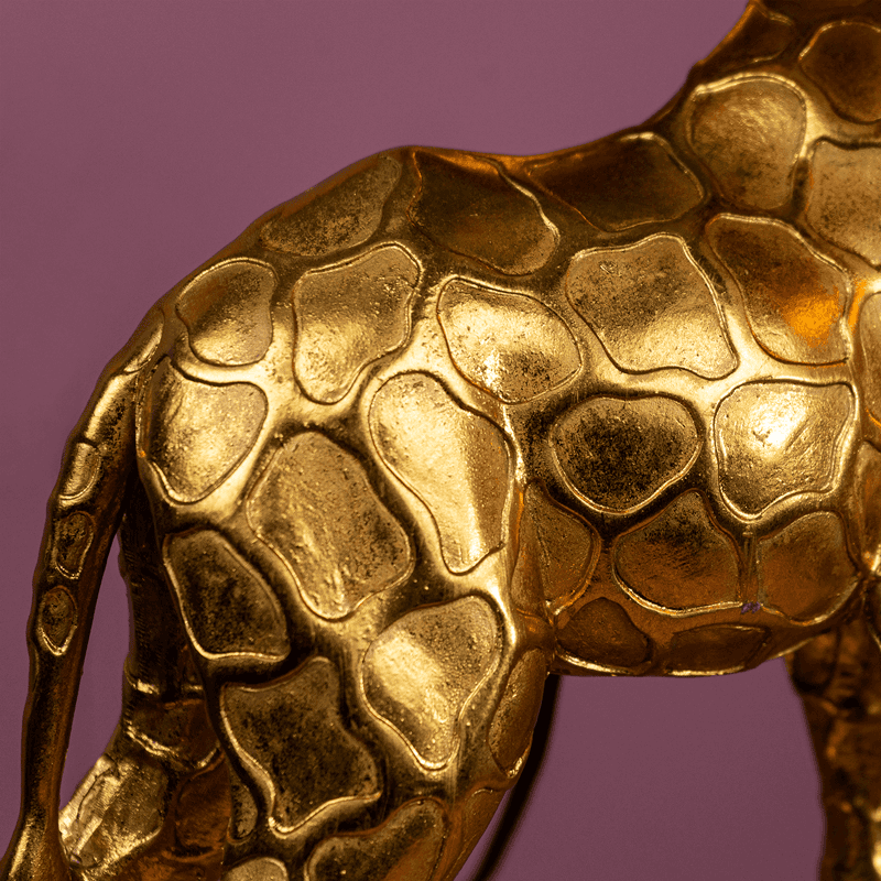 Lucie Giraffe Table Lamp, Black/Gold, 35 x 28 x 70 cm
