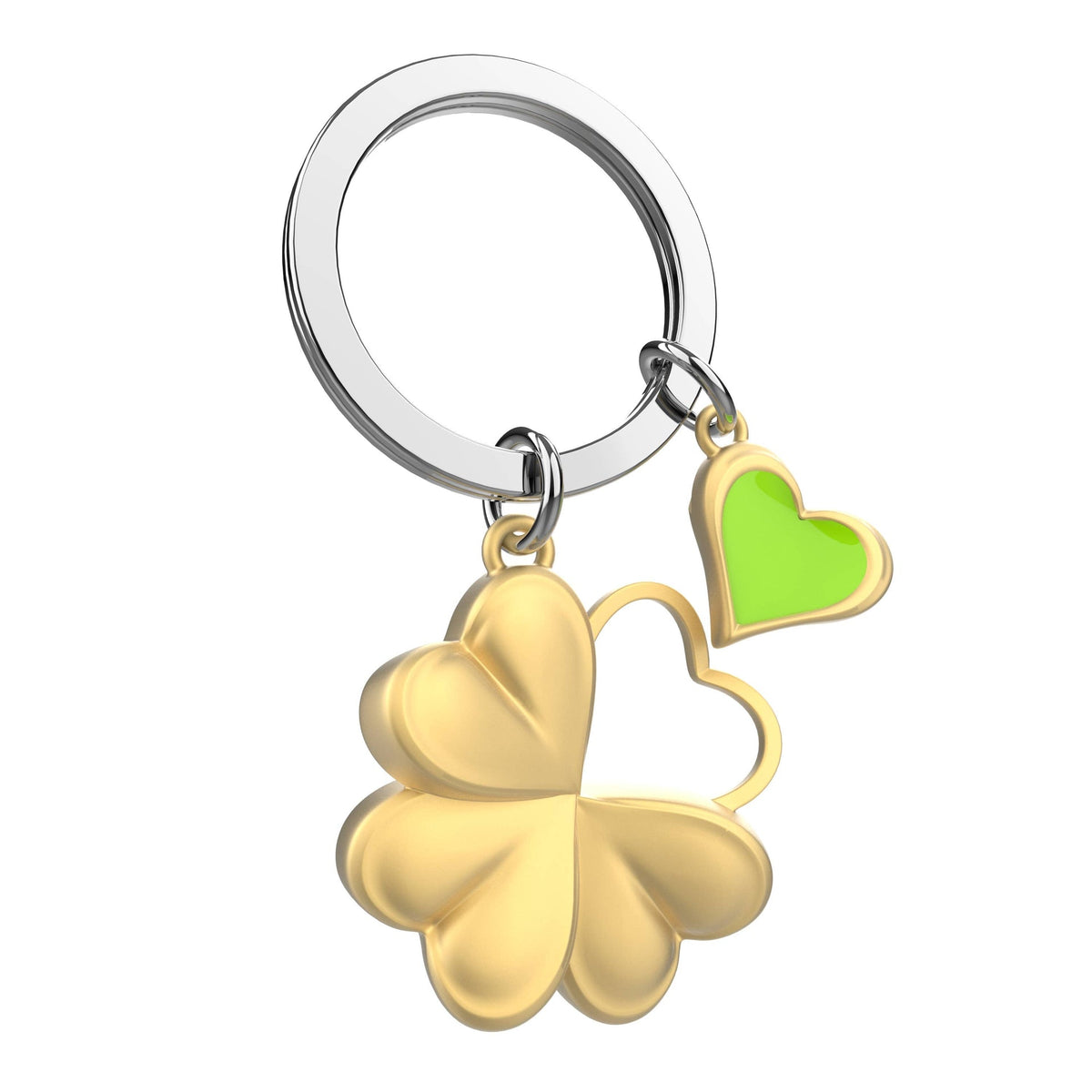 Four-leaf clover keychain