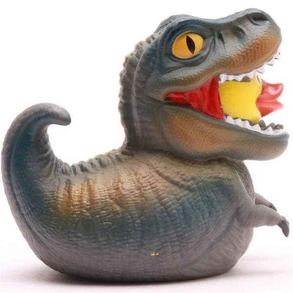 Canard de bain T-Rex XL - gris - canard en caoutchouc