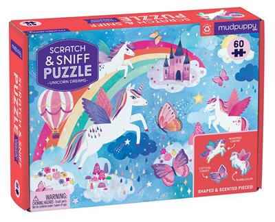 Puzzle Licorne 60 pièces Mudpuppy - boîte et visuel