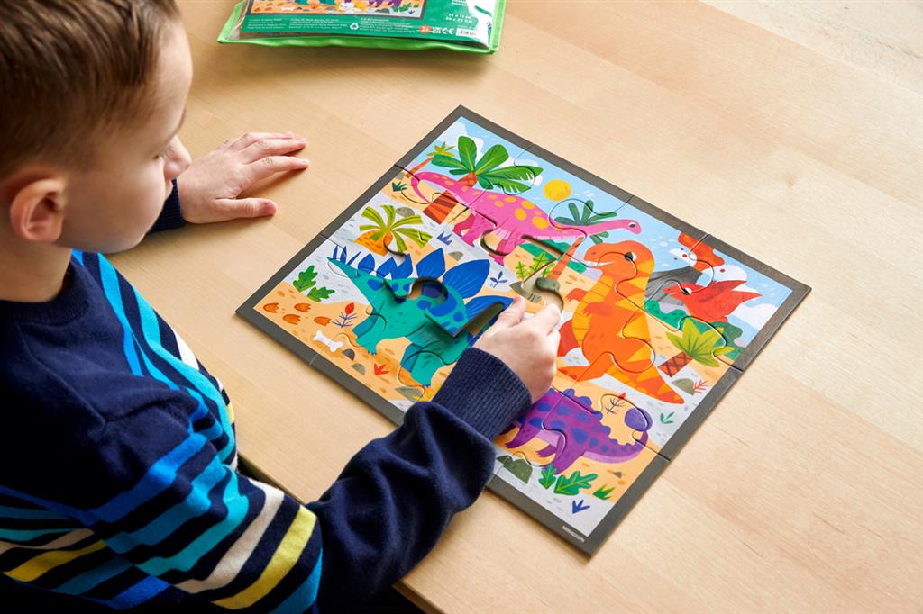 Puzzle Dinosaures 12 pièces - Mudpuppy