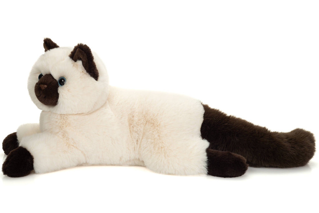 Peluche Chat Sacré de Birmanie Couché - Teddy Hermann