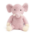 XL Bio-Teddybär-Plüschtier – Helllila Elefant