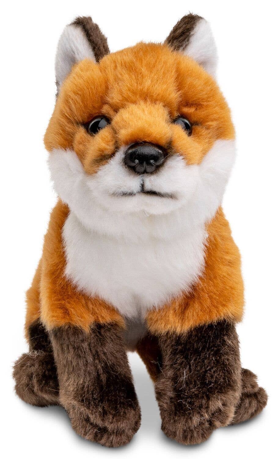Peluche Renard roux, assis Uni Toys