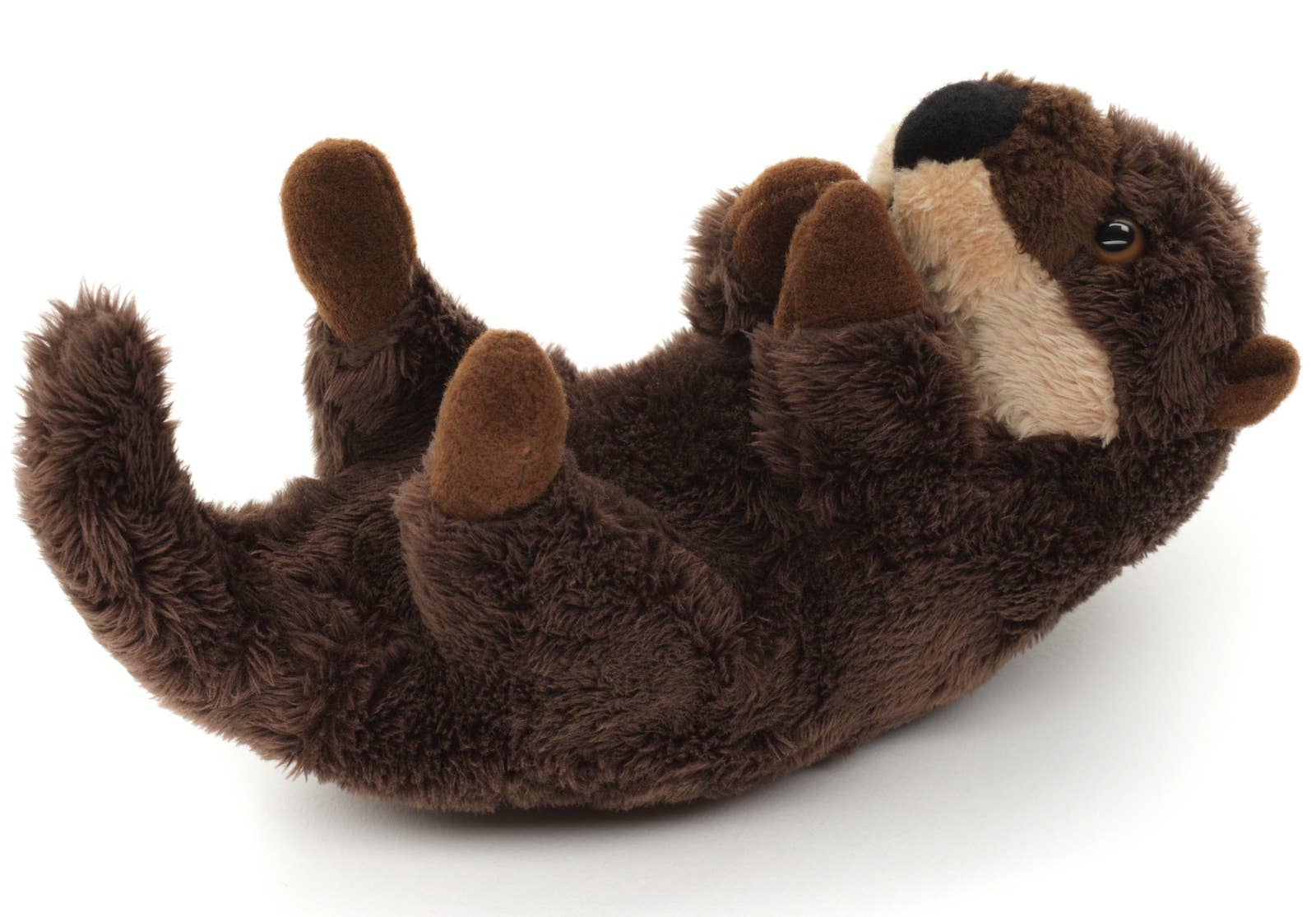 Peluche nageuse à dos de loutre - 17 cm (longueur) - jouet en peluche Uni Toys