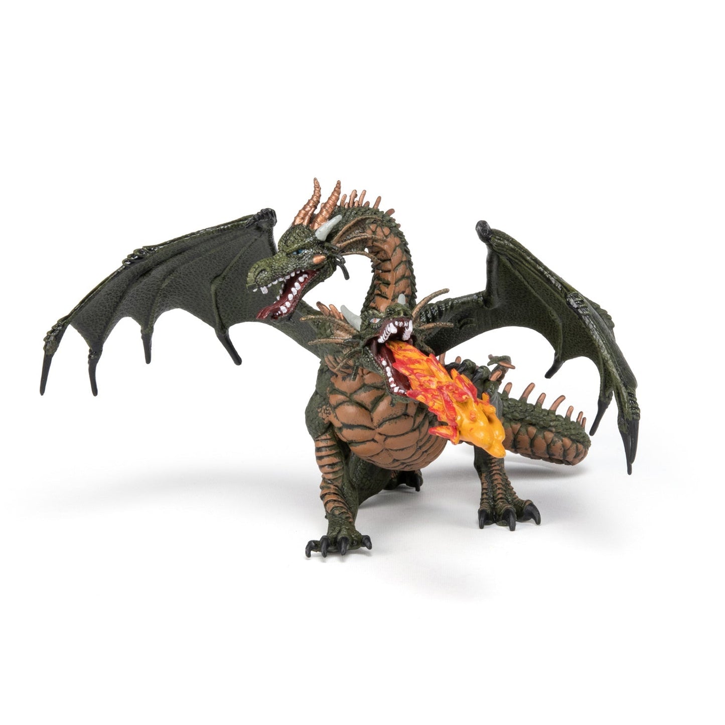 Figurine Dragon deux têtes Papo - créature fantastique