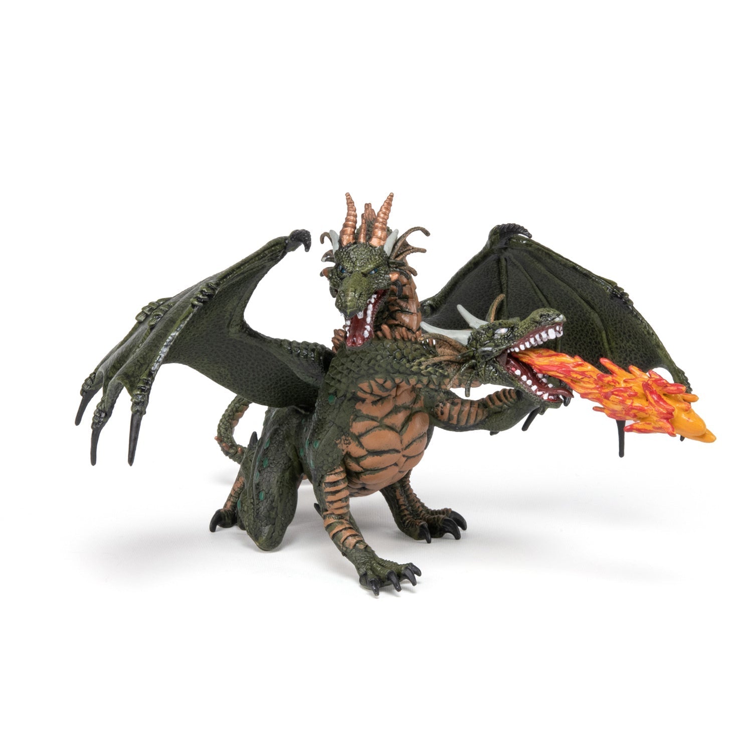 Figurine Dragon deux têtes Papo - créature fantastique