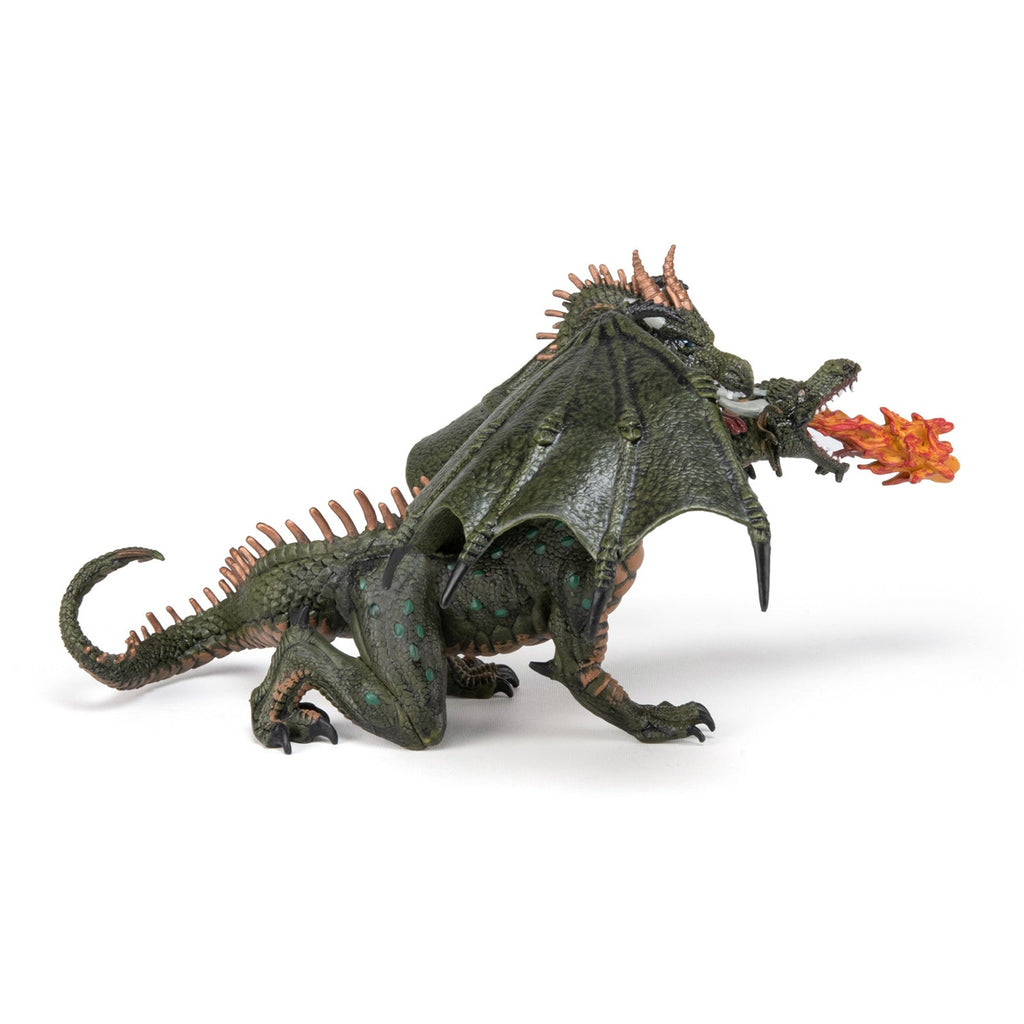 Figurine Dragon deux têtes Papo - créature fantastique