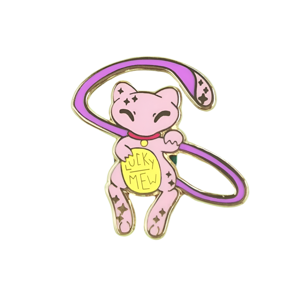 pins chat chanceux lucky mew lcc 