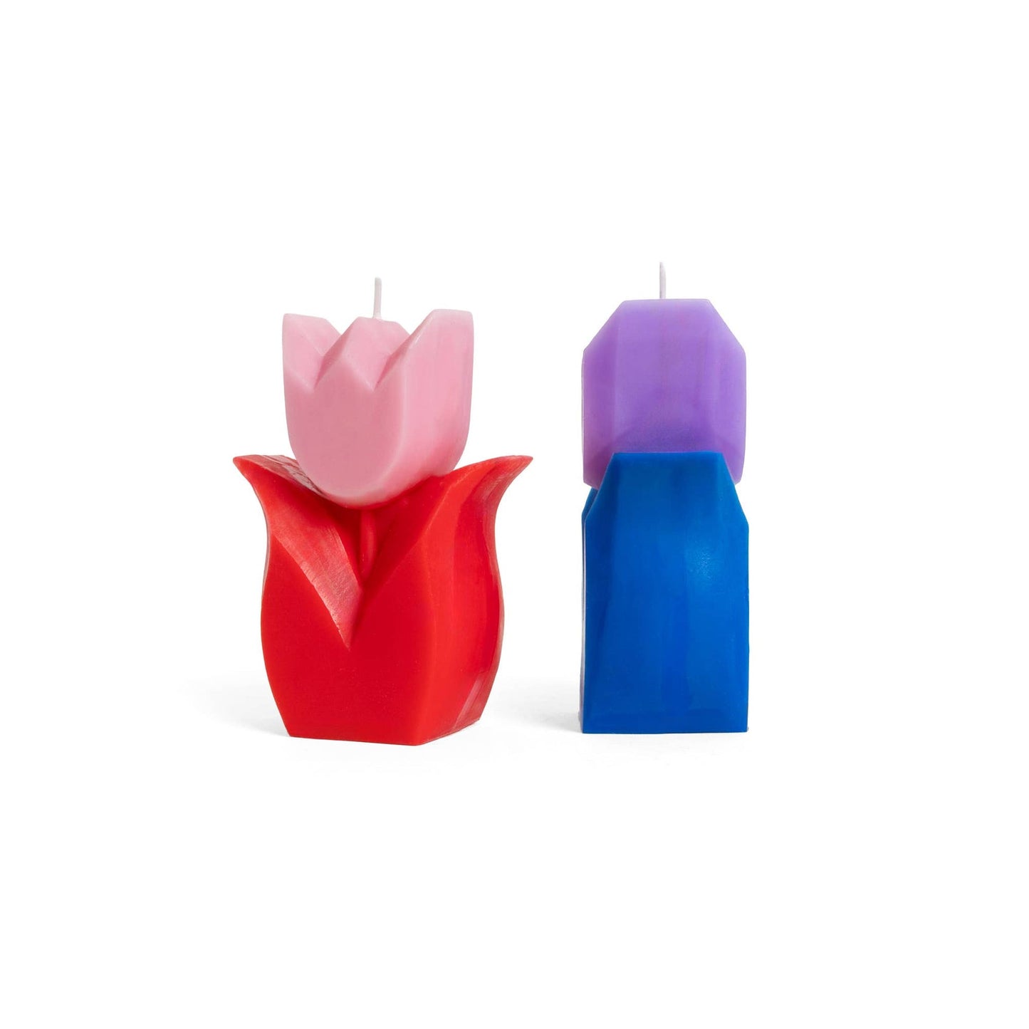 Blue Tulip Candle