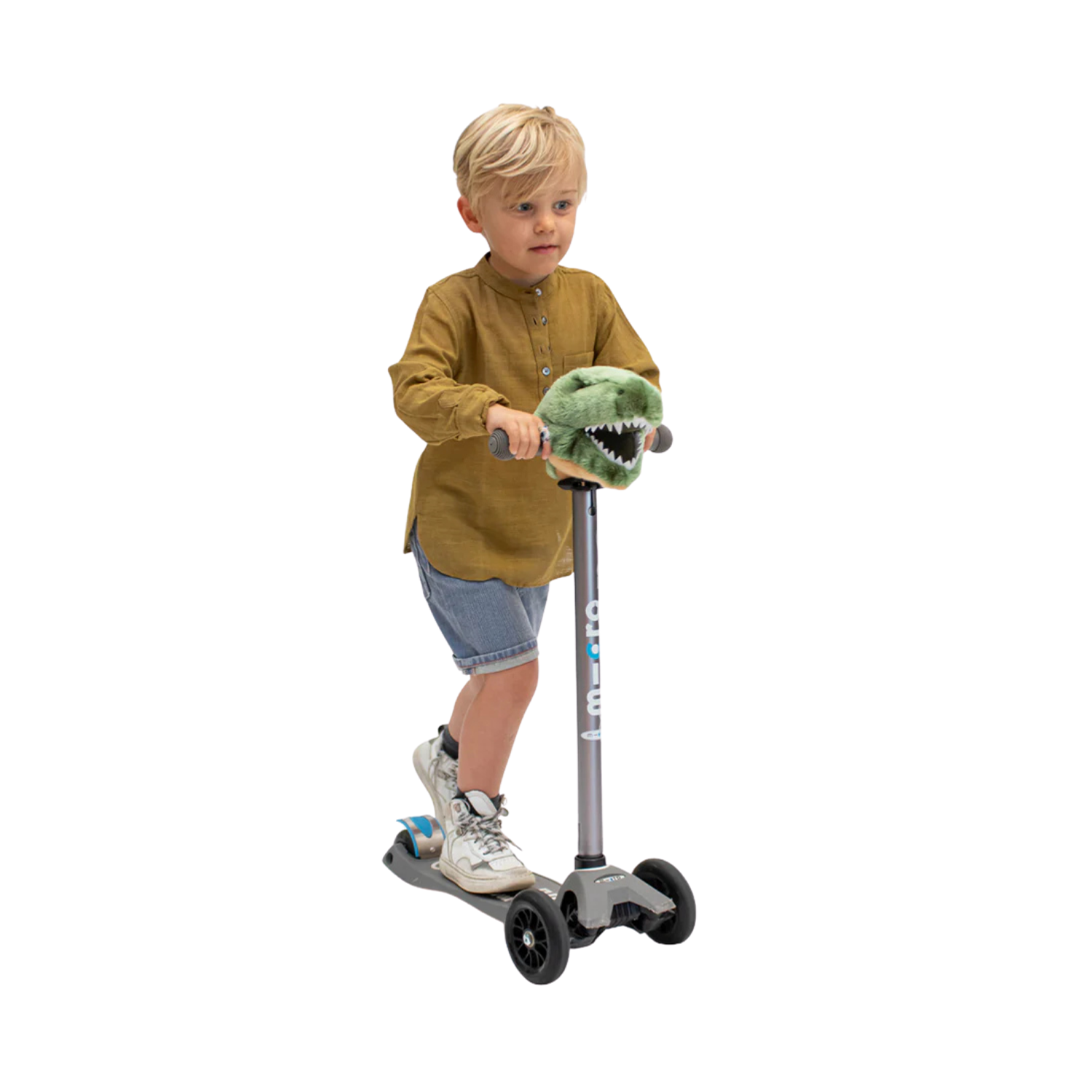 Accessoire tête de T-Rex pour vélo ou trottinette enfant - Wild & Soft
