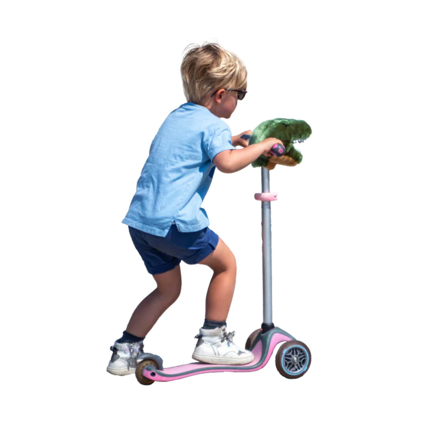 Accessoire tête de T-Rex pour vélo ou trottinette enfant - Wild & Soft