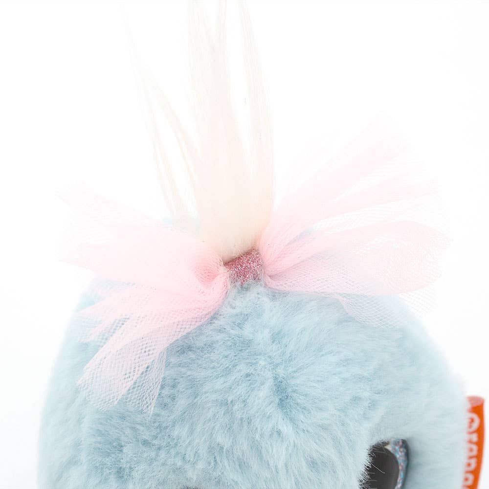 Pendentif en Peluche Whozie avec Nœud, 8 cm