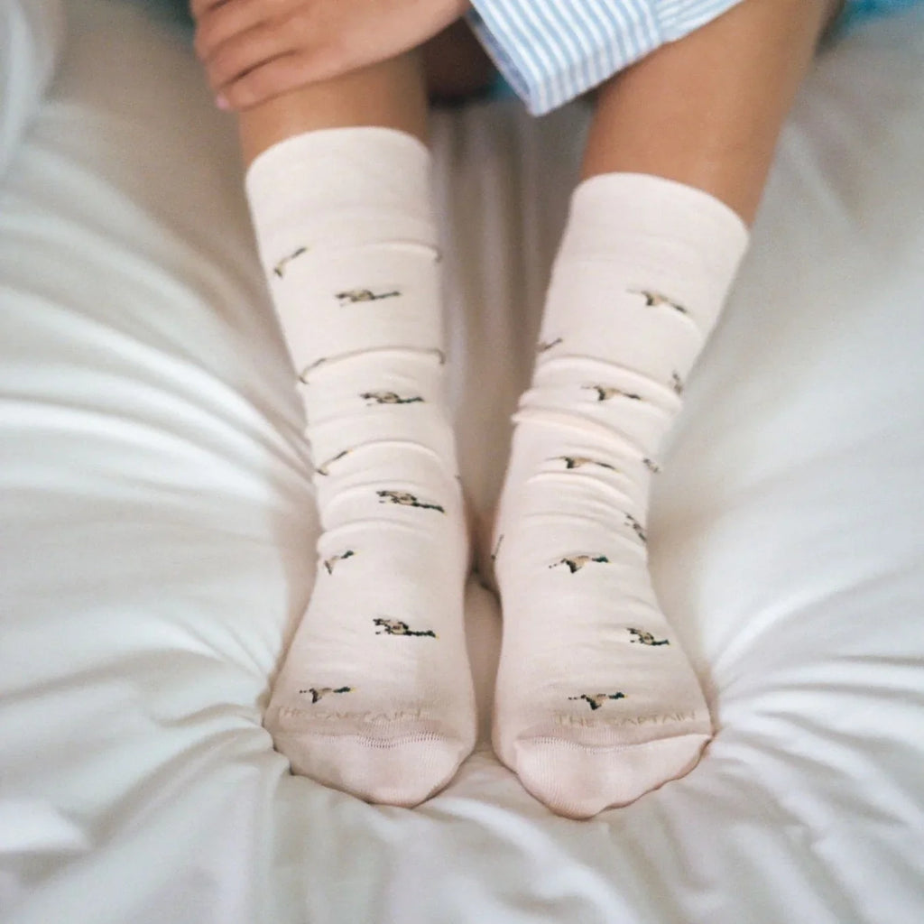 chaussettes canards colverts the captain socks 