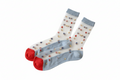 Chaussettes transparentes Fleurs