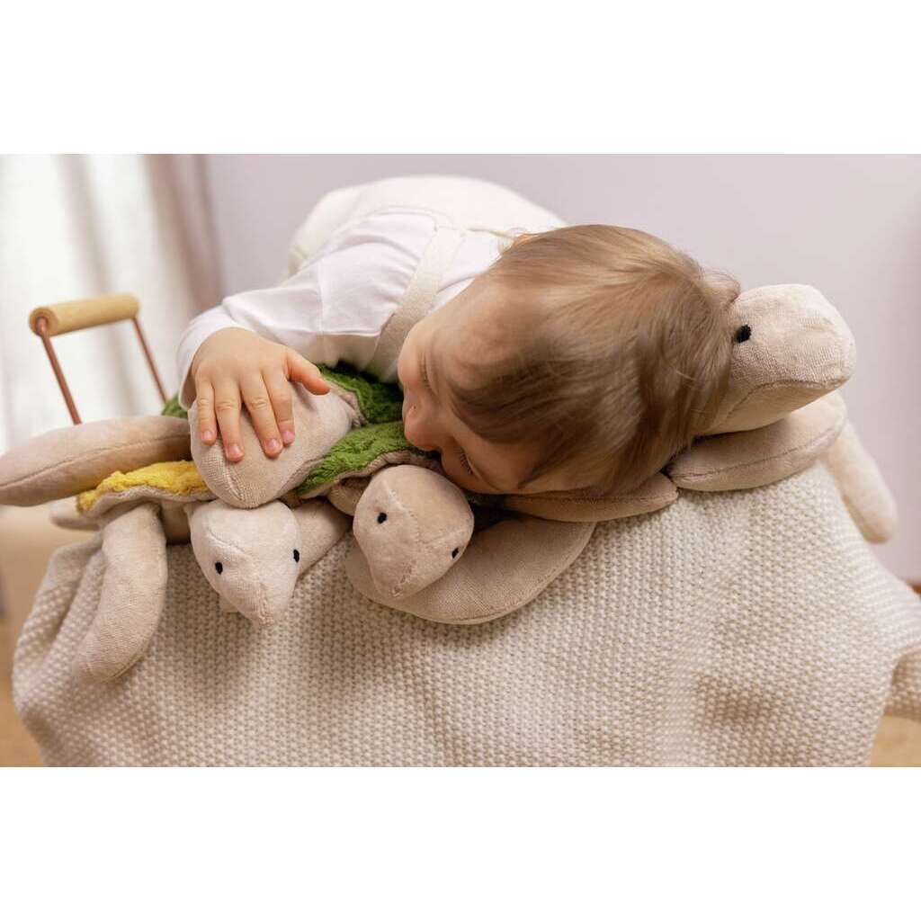 Grande peluche tortue | Vert sapin