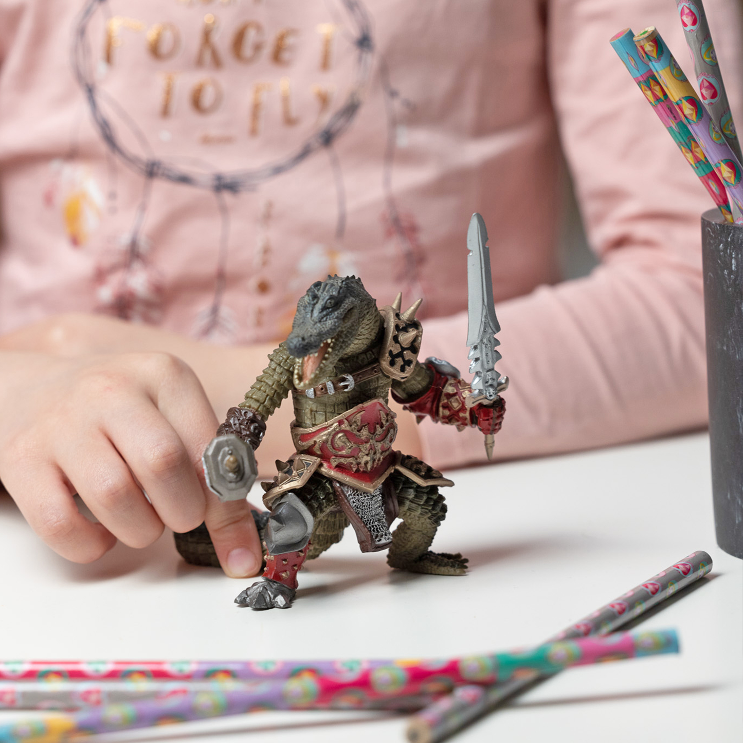 Figurine Mutant crocodile Papo - créature fantastique