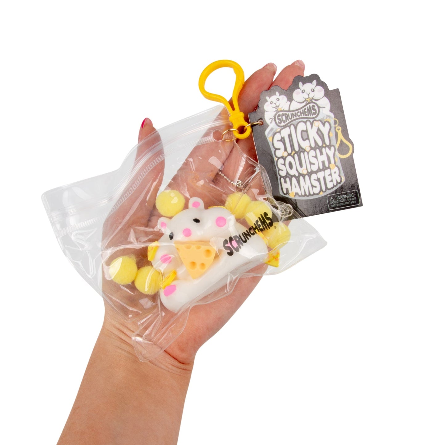 SCRUNCHEMS COLLANT SQUISHY HAMSTER