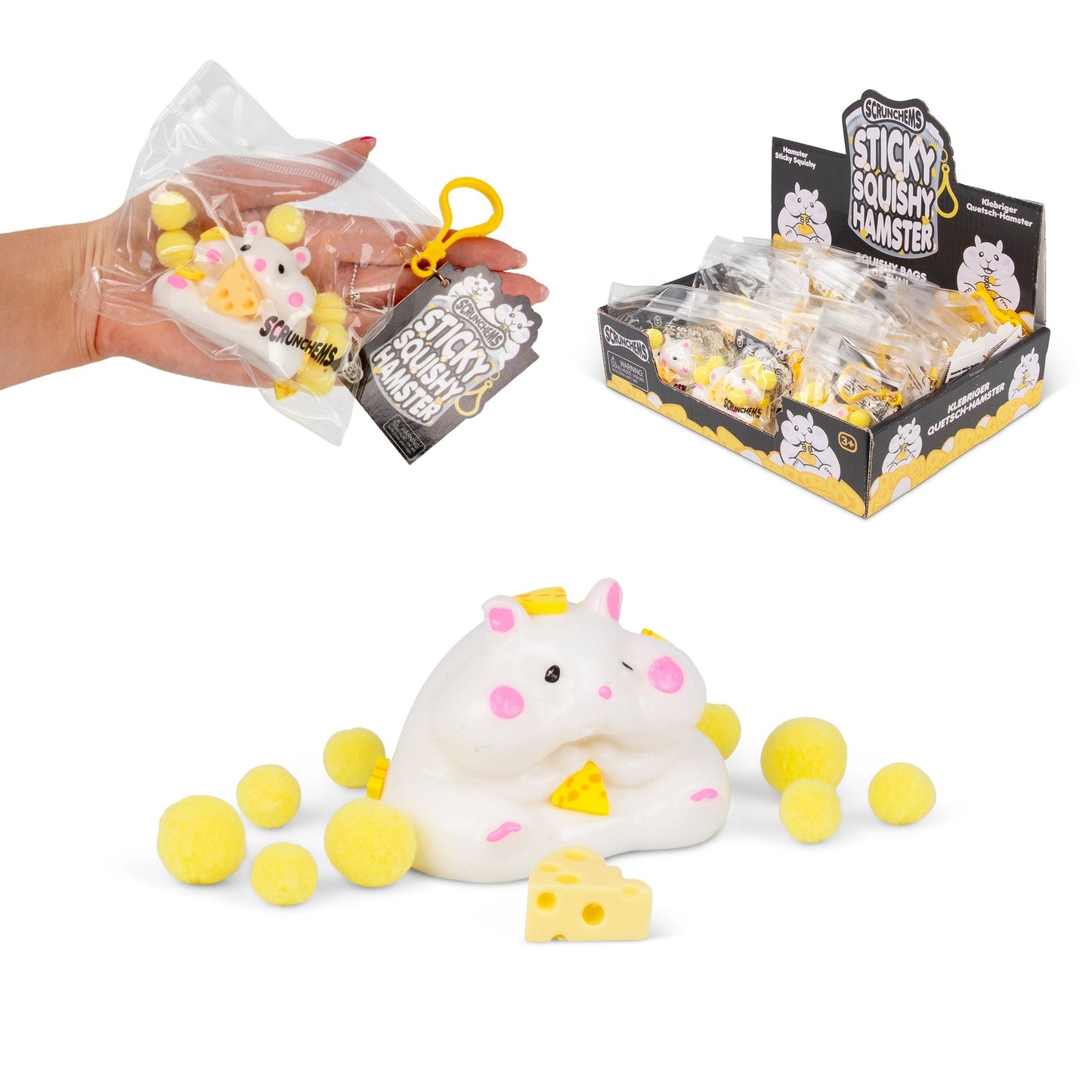 SCRUNCHEMS COLLANT SQUISHY HAMSTER