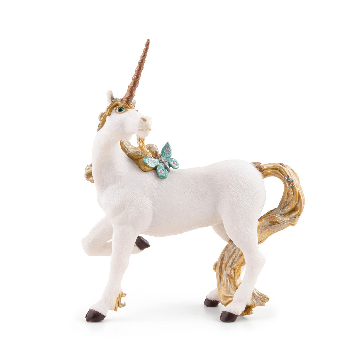 Figurine Licorne dorée Papo - personnage féerique