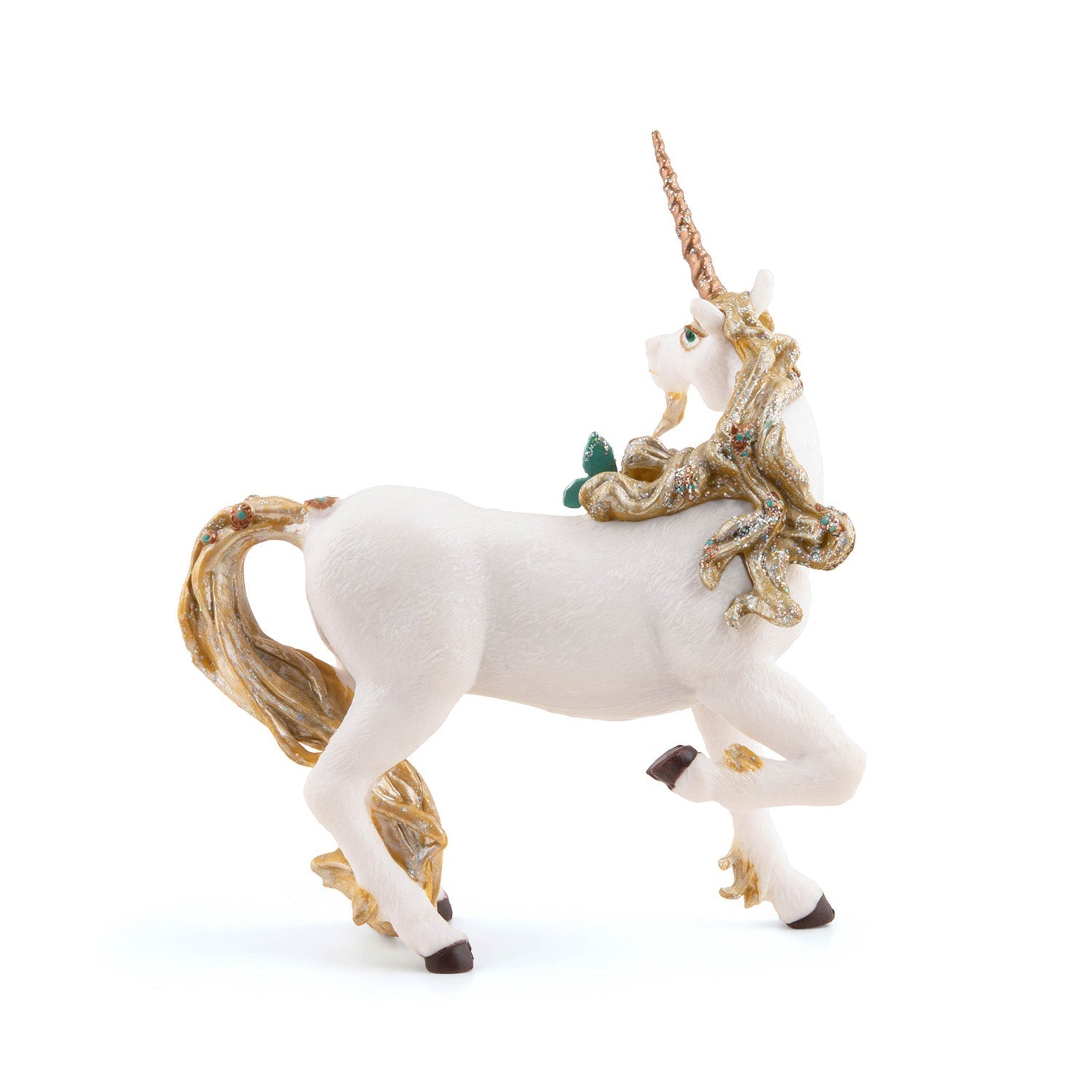 Figurine Licorne dorée Papo - personnage féerique