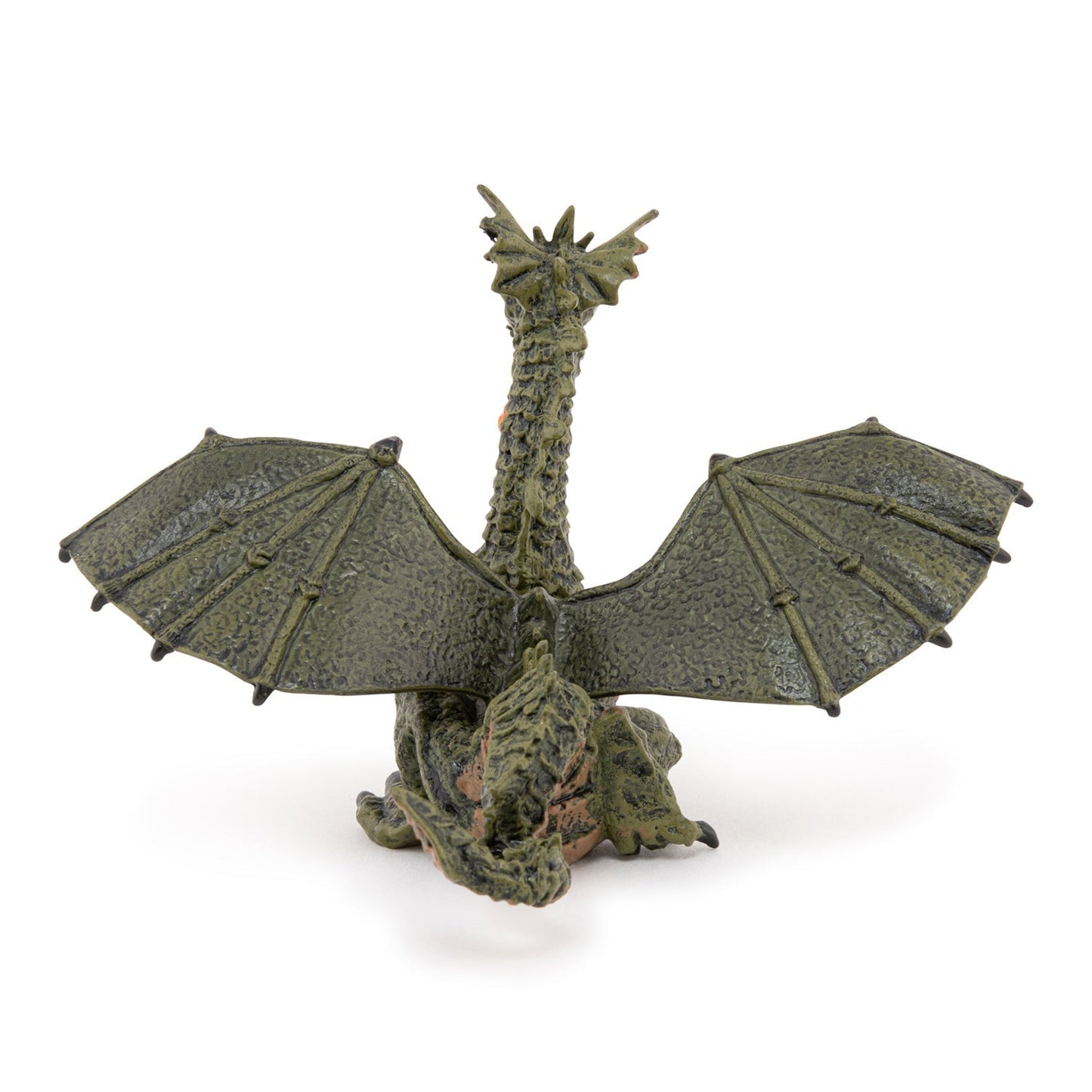 Figurine Dragon ailé vert avec flamme Papo - personnage féerique
